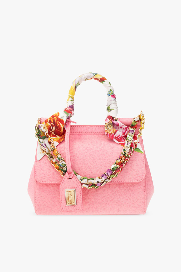 12800□DOLCE&GABBANA サテンギャザーバッグ ピンクbc11yt 12800□DOLCE&GABBANA サテンギャザーバッグ ピンクbc11yt